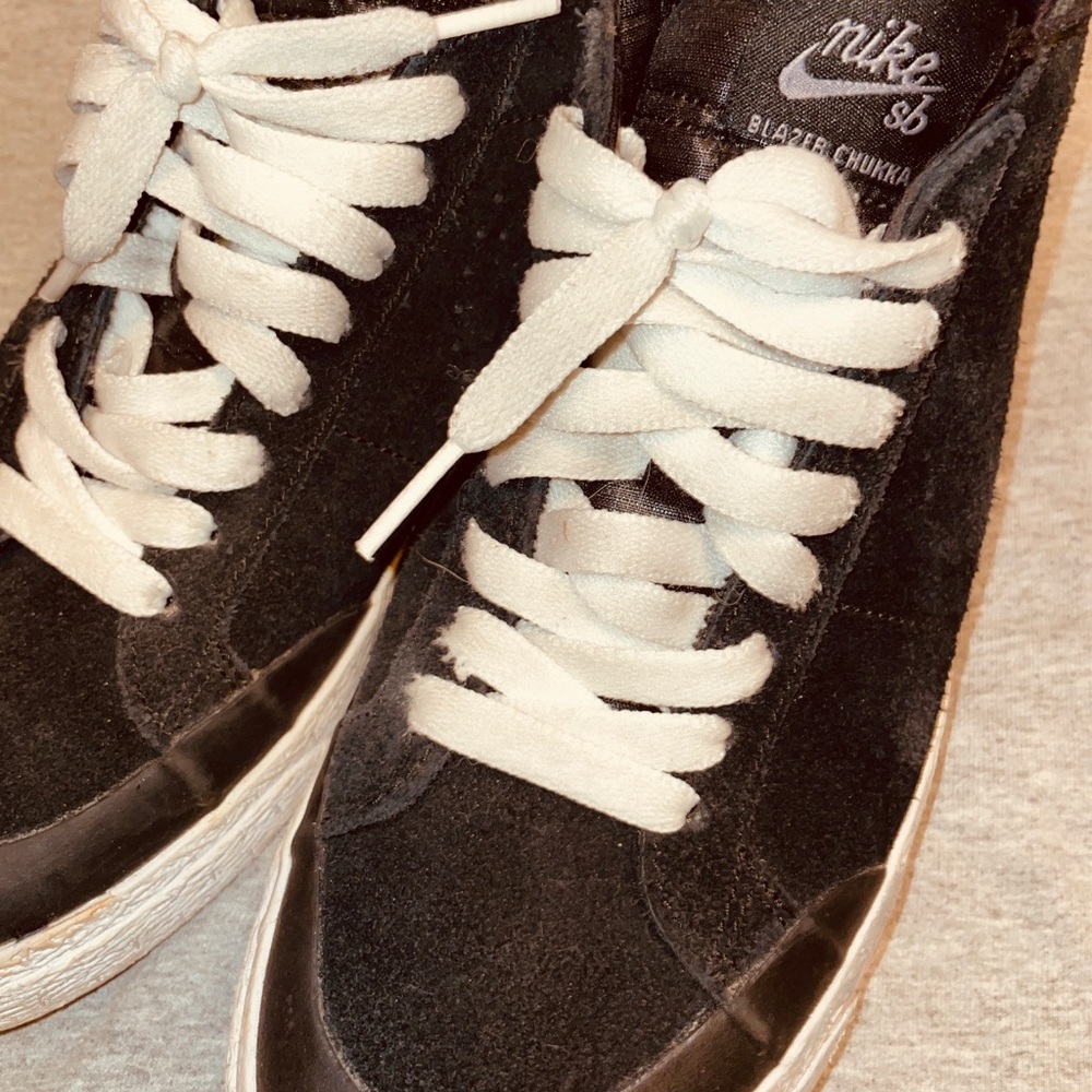 Nike Sb blazer chukka size 7 black used